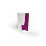 Präsentationsmappen geklebt Hochformat - Visitenkartenformat