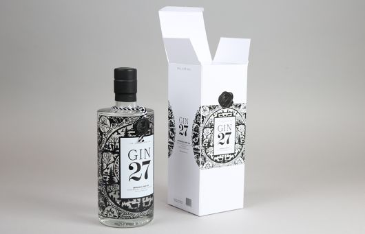 Flaschenverpackung Gin