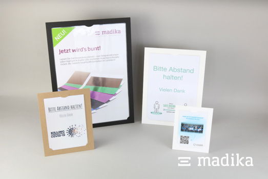 Theken-Aufsteller in verschiedenen Variationen Theken-Aufsteller in verschiedenen Größen und Materialien