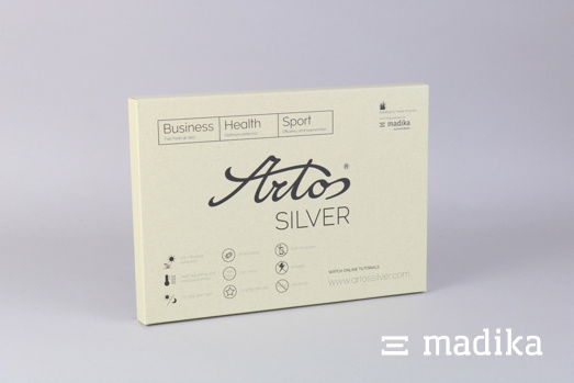 Steckmappe aus Graskarton mit schwarzer Bedruckung. Steckmappe aus Graskarton mit schwarzer Bedruckung