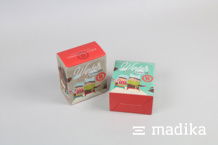 Faltschachteln nach Maß im weihnachtlichen Design. Faltschachteln nach Maß im weihnachtlichen Design