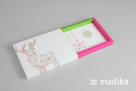 Schiebeschachtel im modernen Design Schiebeschachtel bunt