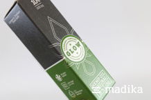CBD-Produktverpackung mit bunter Bedruckung. CBD-Produktverpackung mit bunter Bedruckung