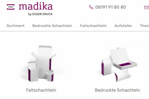 Konfigurieren Sie unterschiedlichste Schachteln nach Ihren Vorstellungen Faltschachtel Vielfalt