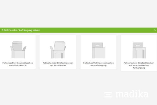Faltschachtel Auswahl auf madika.de Faltschachtel Auswahl