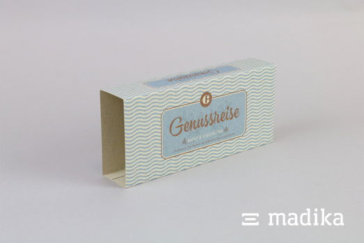 Bedruckte Banderole aus Graspapier Banderole aus Graspapier