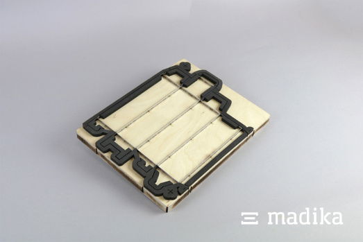 Eine Stanzform für eine Schachtel Eine Stanzform für eine Schachtel