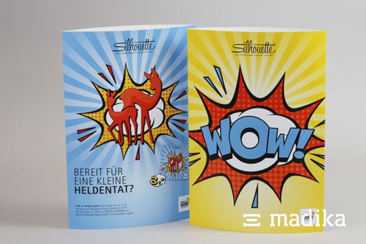 Ellipsenaufsteller im Pop-Art-Stil Ellipsenaufsteller im Pop-Art-Stil