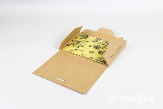 Steckmappen aus Naturkarton eignen sich bestens als Tickethülle Tickethülle aus Naturkarton