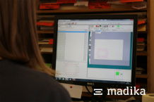 Druckdaten werden überprüft und verbessert Druckdaten werden überprüft und verbessert