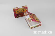 Magnetschachteln werden bei uns immer aufgebaut geliefert. Bedruckte Magnetschachteln im aufgebauten Zustand