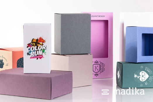 Hochwertig, bunt und nachhaltig: Recyclingpapier Gmund Used Faltschachteln aus dem nachhaltigen Recyclingmaterial Gmund Used