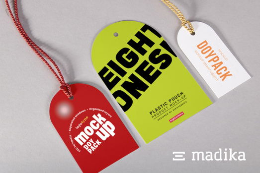 2-seitige bedruckte Produktanhänger 2-seitige bedruckte Produktanhänger