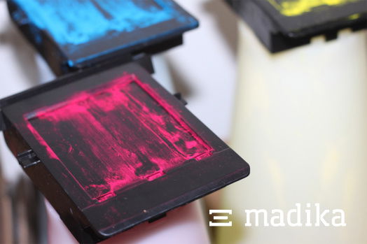 Wir nutzen pflanzenölbasierte, vegane Farben Pflanzenölbasierte, vegane Farben