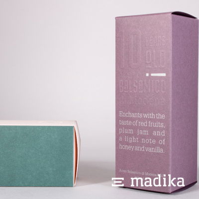 Faltschachteln von madika.de aus dem Recyclingkarton Gmund Used. madika-Faltschachteln aus Gmund Used