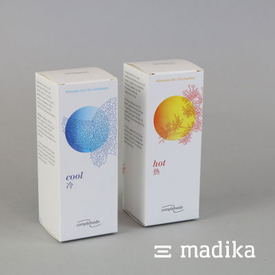 Faltschachteln von madika.de mit ruhigem Verpackungsdesign. madika-Faltschachtel Verpackungsdesign
