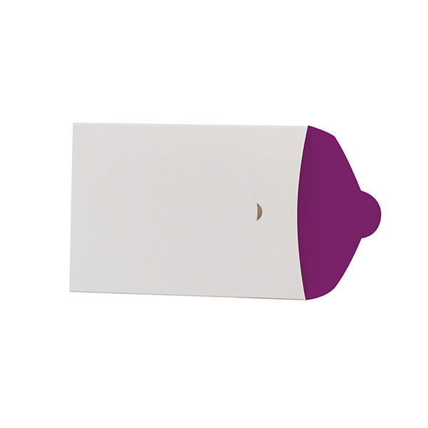 Flachkartonhülle mit Steckverschluss