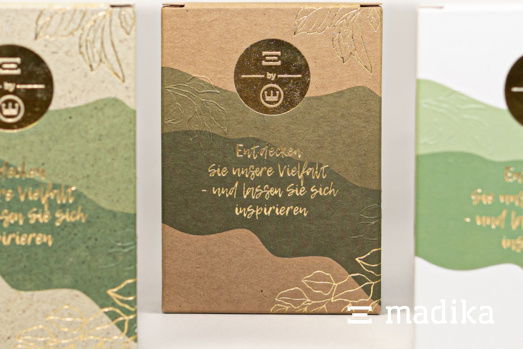 Kleine Auswahl der Kartonsorten auf madika. Kartonsorten für Flaschenverpackungen