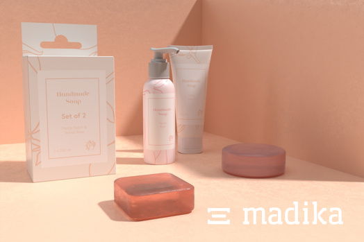 Flüssige oder feste Seife? Der Begriff Seifenverpackung beinhaltet beides. Variationen von Seifenverpackungen