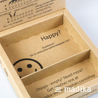 Bedrucktes Trennwand-Inlay Bedrucktes Trennwand-Inlay