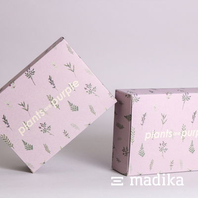 Schachteln aus Graskarton mit liebevoller Bedruckung Schachteln aus Graskarton