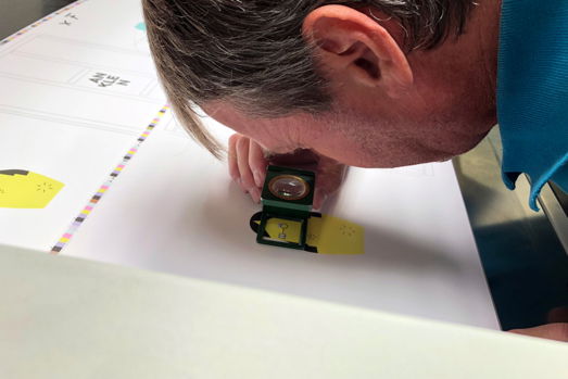 Arbeiten am Flachdruck Arbeiten am Flachdruck
