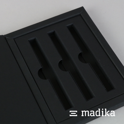 Stifte Verpackung edel mit Inlay Stifte Verpackung edel mit Inlay