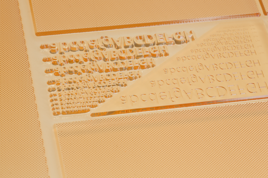 Flexodruck Druckplatte