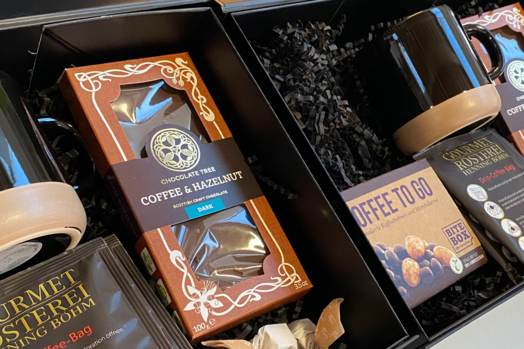 Geschenkboxen konfektioniert