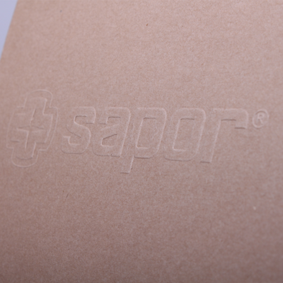 Blindprägung Naturkarton