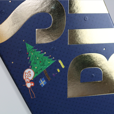 Heißfolienprägung Weihnachten