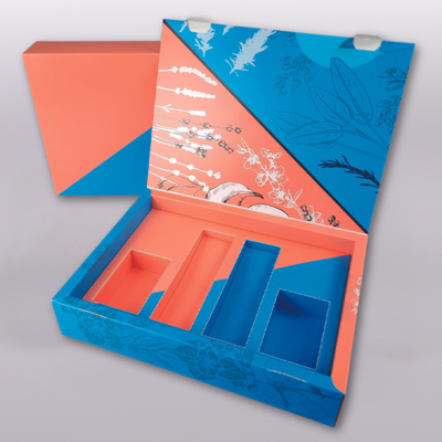 Influencer Box bunt bedruckt