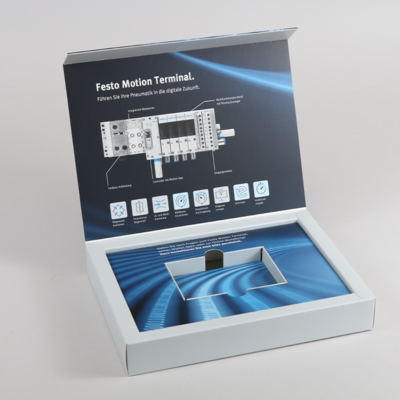 Demoverpackung Klappdeckel