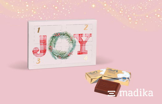 Lindt Mini Adventskalender mit 4 Türchen Lindt Mini Adventskalender mit 4 Türchen