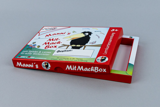Stülpdeckelschachtel für Lernspiele