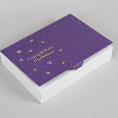 Klappschachtel mit Muster