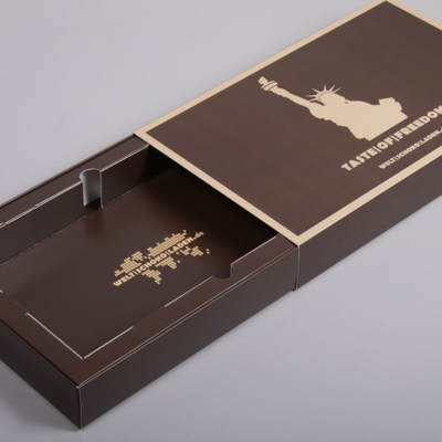 Schiebeschachtel veredelt Schokolade