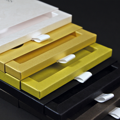 Schiebeschachtel für Schokolade