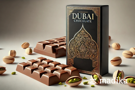 Faltschachtel für Dubai Schokoladen Verpackung bedrucken