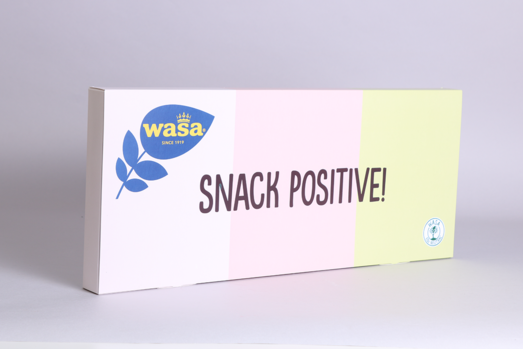 Verpackung mit Logo Slogan