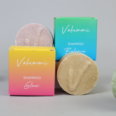 Verpackung mit Logo bunt