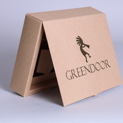 Verpackung mit Logo Naturkarton