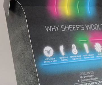 Textilverpackung Wollmaterialien